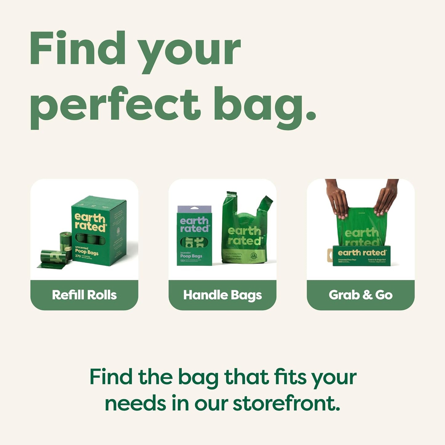 Earth Rated Lavender Dog Waste Bags with Handles, 600 Count, Leakproof and Easy to Tie Value Pack